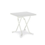 Barths Madrid - Klapptisch quadratisch 67x67 cm, Weiß