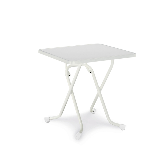 26527000-scissor-folding-table-square-white-67x67cm_1.jpg Barths Madrid - Klapptisch quadratisch 67x67 cm, Weiß – Bild 1