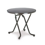 Barths Dublin - Klapptisch rund Ø 80 cm, Anthrazit