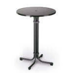 Barths Multiflex - Runder Bartisch 80 cm, Anthrazit