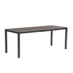 Barths Palazzo - Ausziehbarer Tisch 120/160-200x80 cm, Anthrazit