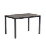 Barths Palazzo - Ausziehbarer Tisch 120/160-200x80 cm, Anthrazit – Bild 3