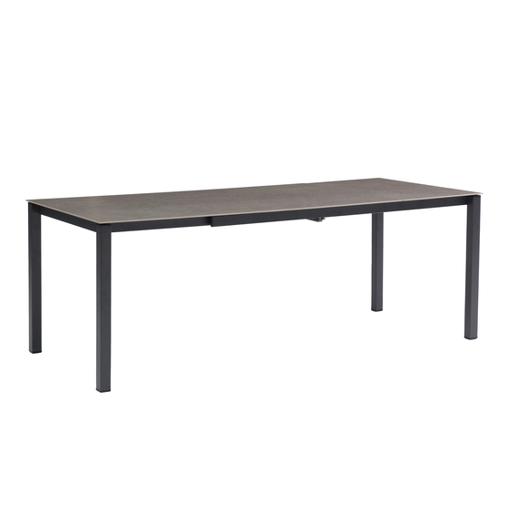 26591251_palazzo_ext_table_anthracite_1.jpg Barths Palazzo - Ausziehbarer Tisch 160/210x90 cm, Anthrazit – Bild 1