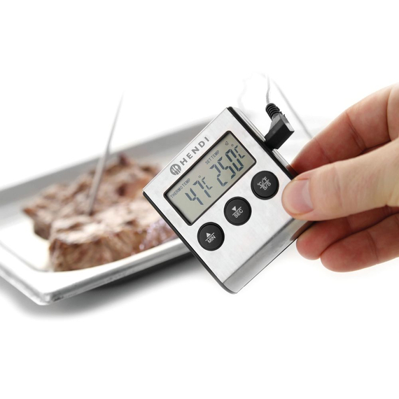 271346_01_2019.jpg Hendi Bratenthermometer mit Timer, 65x70x(H)17mm – Bild 1