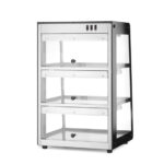 Hendi Beheiztes Thekendisplay, Schwarz, 220-240V/500W, 472x447x(H)775mm – Bild 2