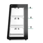Hendi Beheiztes Thekendisplay, Schwarz, 220-240V/500W, 472x447x(H)775mm – Bild 5