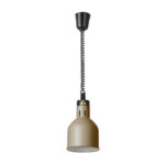 Hendi Höhenverstellbare Wärmelampe, zylinderförmig, Beige, 230V/250W, ⌀175x(H)250mm