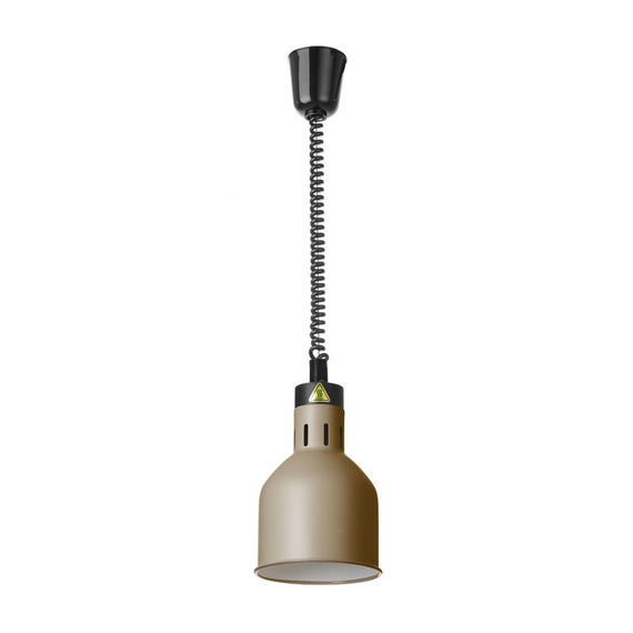 273784_OBW_2024_01_IMGP8409.jpg Hendi Höhenverstellbare Wärmelampe, zylinderförmig, Beige, 230V/250W, ⌀175x(H)250mm – Bild 1