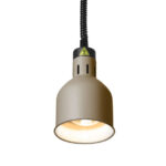Hendi Höhenverstellbare Wärmelampe, zylinderförmig, Beige, 230V/250W, ⌀175x(H)250mm – Bild 4