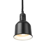 Hendi Höhenverstellbare Wärmelampe, zylinderförmig, Schwarz, 230V/250W, ⌀175x(H)250mm – Bild 3