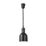 Hendi Höhenverstellbare Wärmelampe, zylinderförmig, Schwarz, 230V/250W, ⌀175x(H)250mm