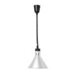 Hendi Höhenverstellbare Wärmelampe, konisch, Silber, 230V/250W, ⌀275x(H)250mm