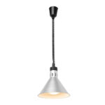 Hendi Höhenverstellbare Wärmelampe, konisch, Silber, 230V/250W, ⌀275x(H)250mm – Bild 2