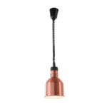 Hendi Höhenverstellbare Wärmelampe, zylinderförmig, Kupfer, 230V/250W, ⌀175x(H)250mm – Bild 2