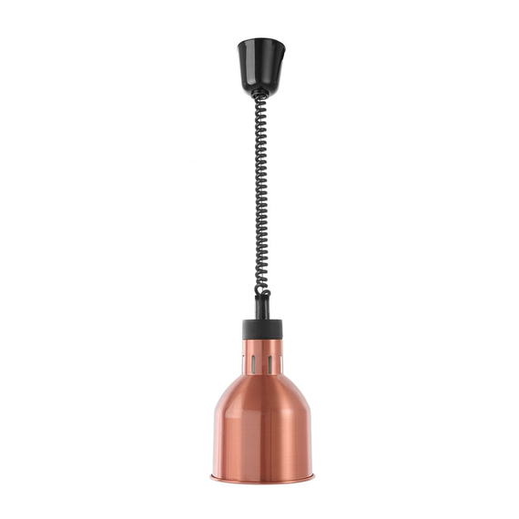 273890_3_2018_IMGP4007.jpg Hendi Höhenverstellbare Wärmelampe, zylinderförmig, Kupfer, 230V/250W, ⌀175x(H)250mm – Bild 1