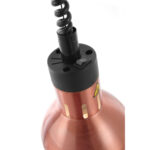 Hendi Höhenverstellbare Wärmelampe, zylinderförmig, Kupfer, 230V/250W, ⌀175x(H)250mm – Bild 5