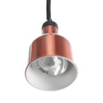 Hendi Höhenverstellbare Wärmelampe, zylinderförmig, Kupfer, 230V/250W, ⌀175x(H)250mm – Bild 4