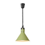 Hendi Höhenverstellbare Wärmelampe, konisch, Grün, 230V/250W, ⌀275x(H)250mm – Bild 2
