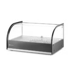 Hendi Beheiztes Thekendisplay, einzeln, Schwarz, 220-240V/800W, 554x376x(H)311mm – Bild 2