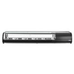 Arktic Sushi-Vitrine, Fassungsvermögen: 5x GN 1/2 (H)40 mm (im Lieferumfang enthalten)., Schwarz, 220-240V/190W, 1800x420x(H)265mm