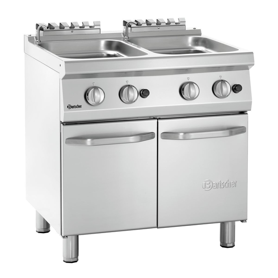 2853101.jpg Bartscher Nudelkocher, Gas 700, B800 2x24L – Bild 1