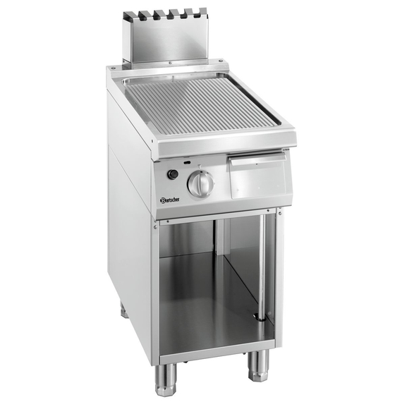2855071.jpg Bartscher Griddleplatte Gas 700,B400, gerillt – Bild 1