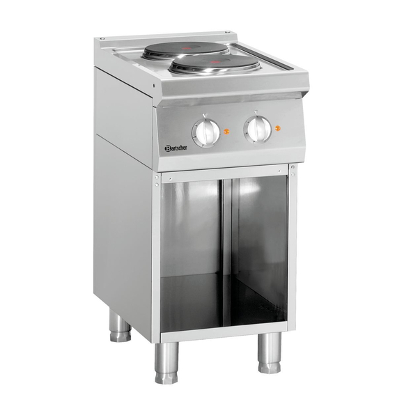 286102.jpg Bartscher Elektroherd 700, B400, 2PL, UO – Bild 1