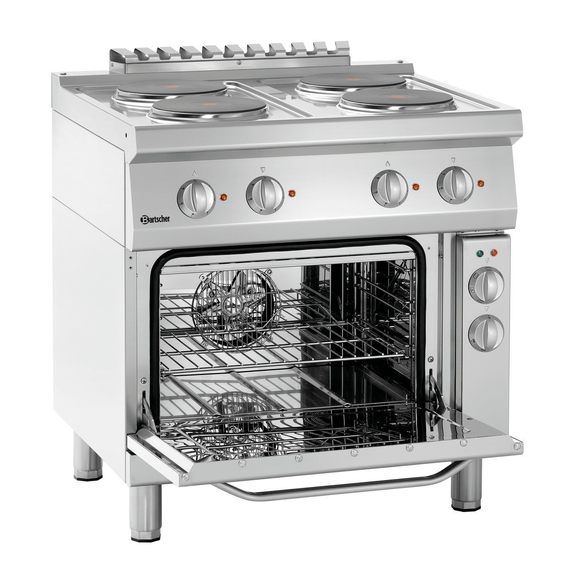 286225_1.jpg Bartscher Elektroherd 700, B800, 4PL, EBO – Bild 1