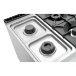 Bartscher 4 Flammen Gasherd, EBO 2/1GN – Bild 5