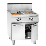 Bartscher Gas-Standfritteuse, 2 Becken – Bild 2