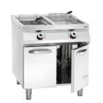 Bartscher Elektro-Standfritteuse, 2 Becken – Bild 2