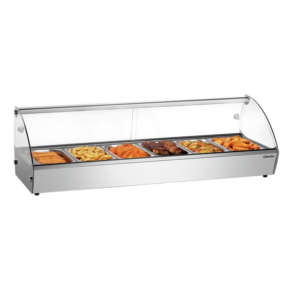 305059_1.jpg Bartscher Heiße Aufsatzvitrine R6 6 x 1/3 GN – Bild 1