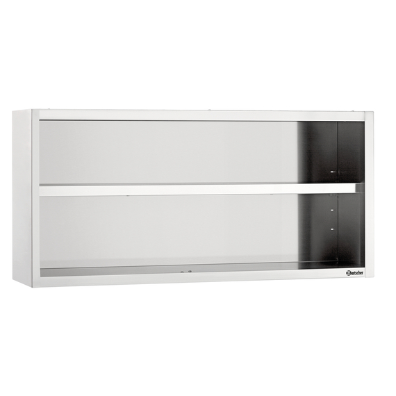 313145.jpg Bartscher Hängeschrank offen 400, B1400 – Bild 1