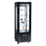 Tefcold Kühlvitrine (Kühlgerät) UPD400-C, Schwarz / Glas, EEK C – Bild 2