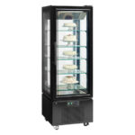 Tefcold Kühlvitrine (Gefriergerät) UPD400-F, Schwarz / Glas, EEK D – Bild 2