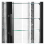 Tefcold Kühlvitrine (Gefriergerät) UPD400-F, Schwarz / Glas, EEK D – Bild 4