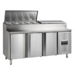 Tefcold Sandwich-Zubereitungstheke, GN 1/1 SS7300, SS 304