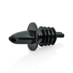 Essentials Ausgießer Set, 7 cm, schwarz, Set á 12 Stück, Kunststoff
