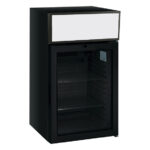 Tefcold Flaschenkühlschrank FS80CP BLACK, Schwarz, EEK D