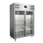 SARO Gewerbekühlschrank, Glastür - 2/1 GN GN 1200 TNG