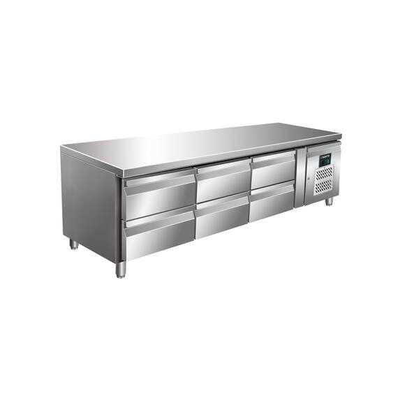 323-3124.jpg SARO Unterbaukühltisch, 3x2 Schubladen UGN 3160 TN – Bild 1