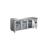 SARO Kühltisch mit 3 Glastüren GN 3100 TNG
