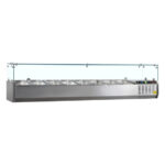 G-Line by Tefcold Kühlvitrine GN1/4 GVC33-180, SS 201