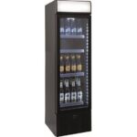 SARO Getränkekühlschrank Werbetafel schmal DK105