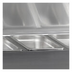 G-Line by Tefcold Kühlvitrine GN1/4 GVC33-120 S/S, SS 201 – Bild 2