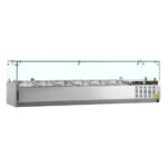 G-Line by Tefcold Kühlvitrine GN1/4 GVC33-140, SS 201