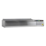 G-Line by Tefcold Kühlvitrine GN1/4 GVC33-150 S/S, SS 201