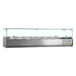 G-Line by Tefcold Kühlvitrine GN1/4 GVC33-160, SS 201
