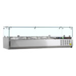 G-Line by Tefcold Kühlvitrine GN1/3 GVC38-120, SS 201