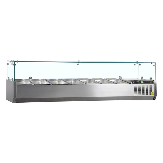 33599-GVC38-160.jpg G-Line by Tefcold Kühlvitrine GN1/3 GVC38-160, SS 201 – Bild 1